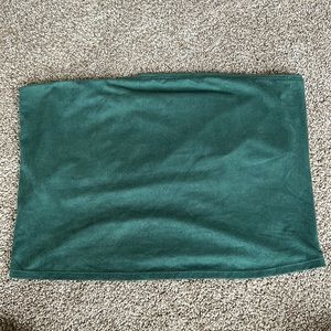 Urban Outfitters Green Bandeau. Velveteen. Size large